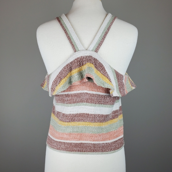 Madewell Texture & Thread Ruffle Tie Front - Picture 3 of 6